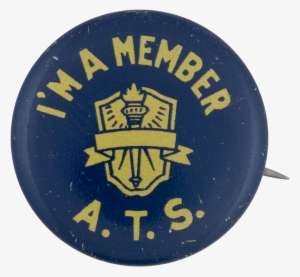 A - T - S - Member Club Button Museum - Emblem
