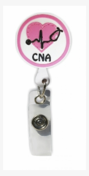 3d Rubber Retractable Badge Reel Cna Heart - South Carolina Highway 128