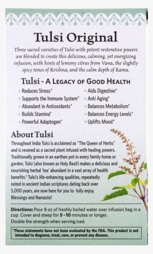 Organic India Tulsi Holy Basil Herbal Supplement Infusion - Organic India Tulsi Sleep - 18 Tea Bags