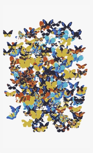 This Free Icons Png Design Of A Swarm Of Butterflies