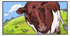 A View Of A Cow Staring At Us - Minnesota