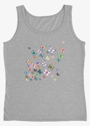 Butterfly Swarm Ladies Tank - Shirt
