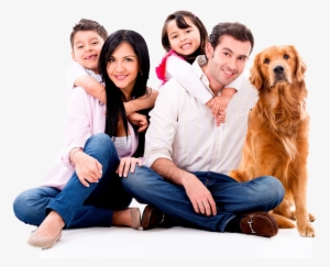 Family And Dog Png
