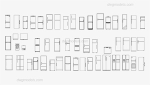 Fridge Dwg, Cad Blocks, Free Download - Refrigerator Dwg