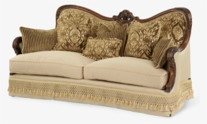 Chateau Beauvais Option 1 Wood Trim Sofa - Michael Amini Sofas