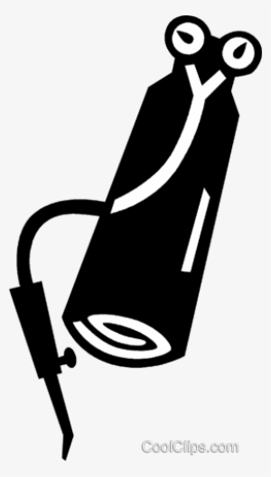 Welding Torch Royalty Free Vector Clip Art Illustration - Illustration