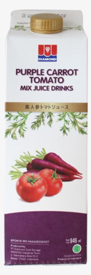 Diamond Purple Carrot Tomato Juice 946 Ml - Diamond Juice Purple Carrot Tomato
