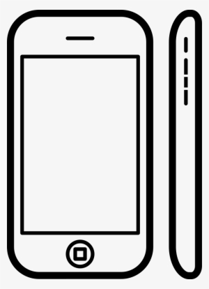 Mobile Phone Popular Model Apple Iphone 3 On Side And - Iphone