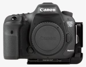 B7d2 Aluminum L Plate Attached To Canon 7d Mark Ii - Canon 7d Mark 2 Png