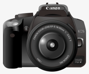 Digital Camera Clipart Cannon Camera - Canon Dslr Camera Vector