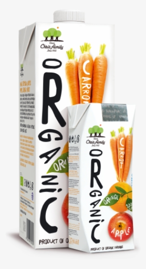 Organic Orange, Apple & Carrot Juice - Χυμοι Χριστοδουλου