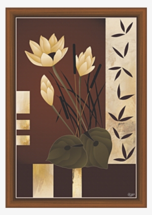 Krista Sewell - Lotus Silhouette I Canvas