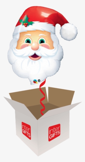 32″ Christmas Santa Head - Qualatex Santa