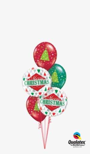 Festive Christmas Trees - 18" Merry Christmas Tree Patterns
