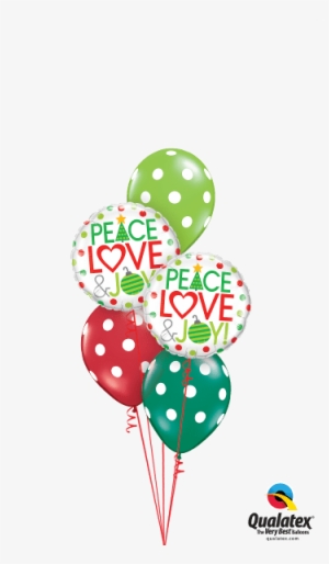 Peace Love & Joy Balloon Bouquet
