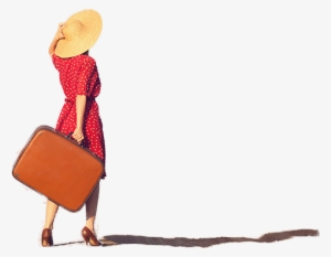 The Happy Passport - Traveller Woman Png