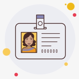 Id Indian Girl Icon - Circle