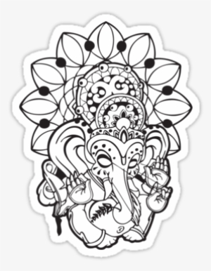"ganesh " Stickers By Nate Luna - Drawing