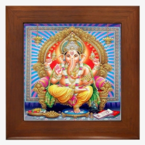 Ganesh Framed Tile - Ganesh Mousepad