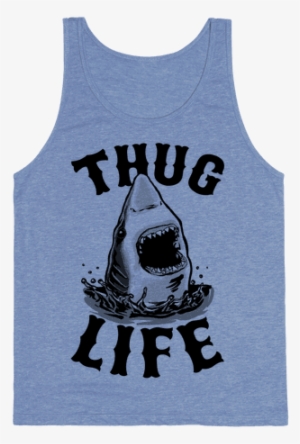 Thug Life Shark Tank Top - Thug Life T Shirt Png