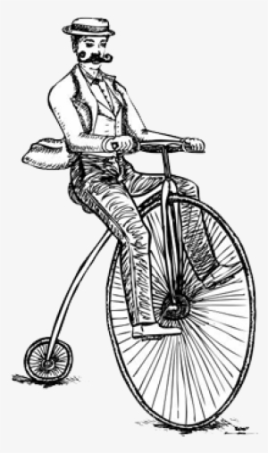 20 Aug 2012 - Man On Penny Farthing Drawing