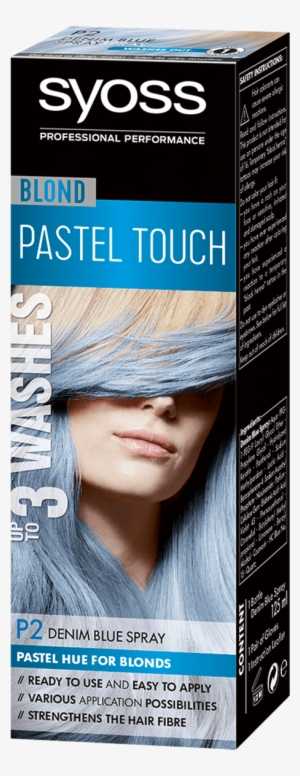 Syoss Com Color Blond Pastel Touch P2 Denim Blue Spray - Syoss Blond P1 Rose Pastel Van Albert Heijn