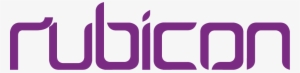 Rubicon Logo - Text Logo Png