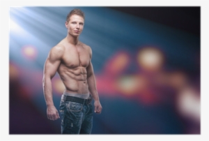 Sexy Fashion Portrait Of A Hot Male Model Poster • - Fashion