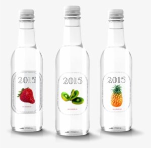 Three Bottles Of Transparent Fruit Juice - Escova G Hair Inoar