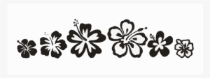 Tribal Pattern Flower Floral Hawaii Tattoo - Tribal Blomma