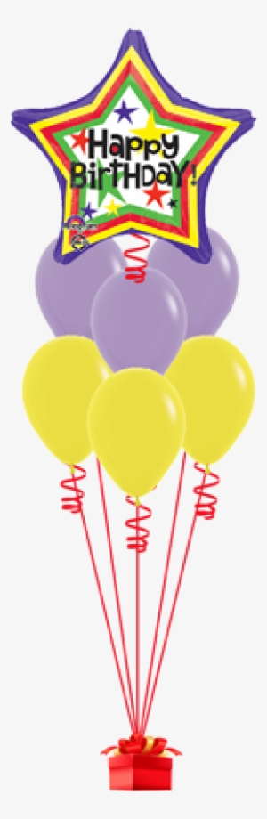 Happy Bday Star Active Balloon11 - Balloon