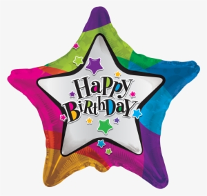 18 Birthday Stars Balloons All American Balloons - Birthday Stars 46cm Mylar Balloon 5 Pack