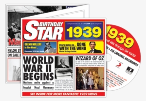 1939 Birthday Star Gifts Set - 1966 Birthday Gift - 1966 Chart Hits Cd