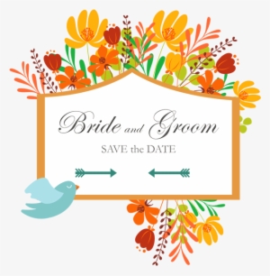 Pattern Wedding Greeting Cards, Rose Wedding Invitations, - Illustration