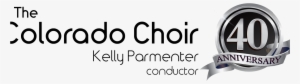 Colorado Choir New Logo 40th Anniversary - Colorado