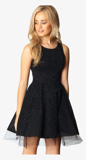 The Christmas Countdown Challenge Has Been Designed - Girl In Black Dress Png