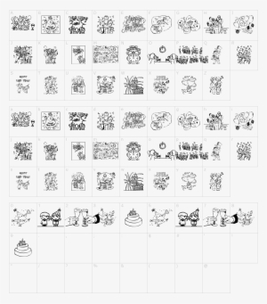 New Year Font - Number