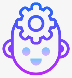 There Is A 2d View Of A Face Being Viewed From The - App Development Icon