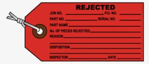 Rejected Inventory Tag - Circle