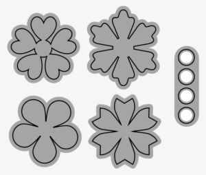 Small Flowers Cutting Die Set - Die