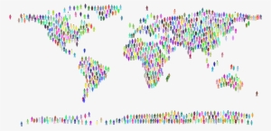 This Free Icons Png Design Of People World Map Prismatic