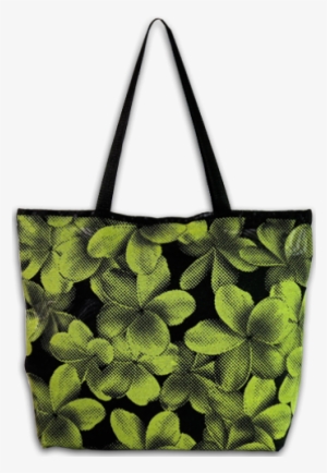 Plumeria - Plumeria - Hawaiian Print Mesh Beach Tote Bags