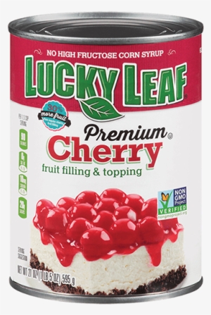 Premium Cherry Fruit Filling & Topping - Lucky Leaf Premium Cherry Pie Filling - 21 Oz Can