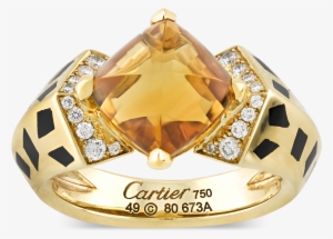 Cartier Citrine Panthère Ring - Citrine