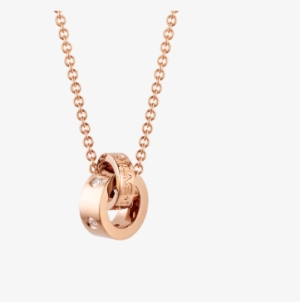Bvlgari Bvlgari Necklace With 18 Kt Rose Gold Chain - Necklace