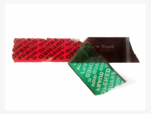 Tri-colour Security Tape - Tamper-evident Technology