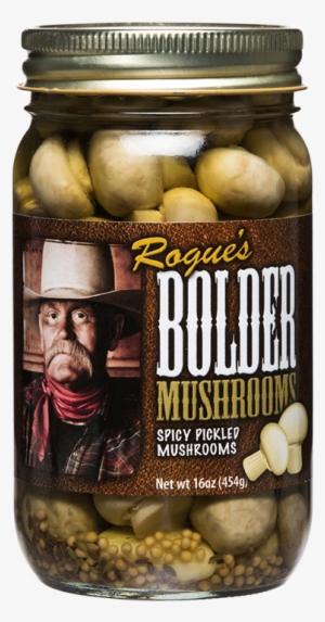 Bolder Mushrooms - Rogue's Bolder Beans Bolder Pickled Mushrooms - 3 Pack