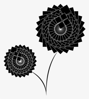 Flowers,black,flowers 2 Bunches,vector - My Religion Is Kindness Png