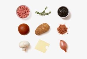 Mushroom & Swiss Cheeseburgers With Roasted Rosemary - Cheeseburger