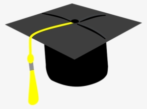 Cap, Hat, Blue Cord, Celebration - Graduation Cap Orange Tassel